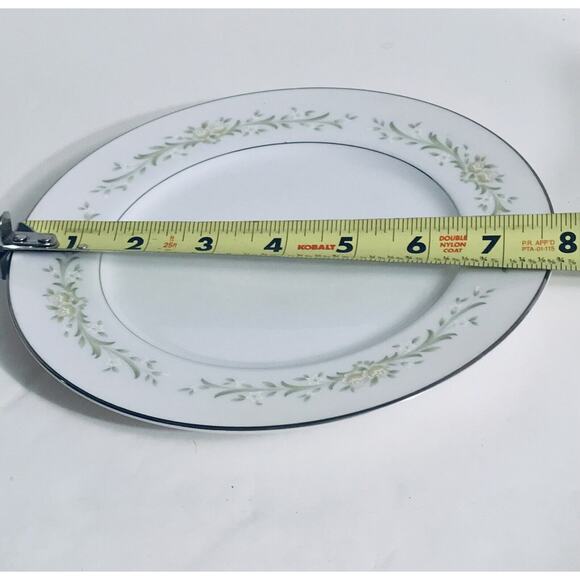 Ekco Prudence MILANCIA Rim Salad Plates Set of 4 Pattern #327 7-3/4 Diameter - Picture 5 of 6